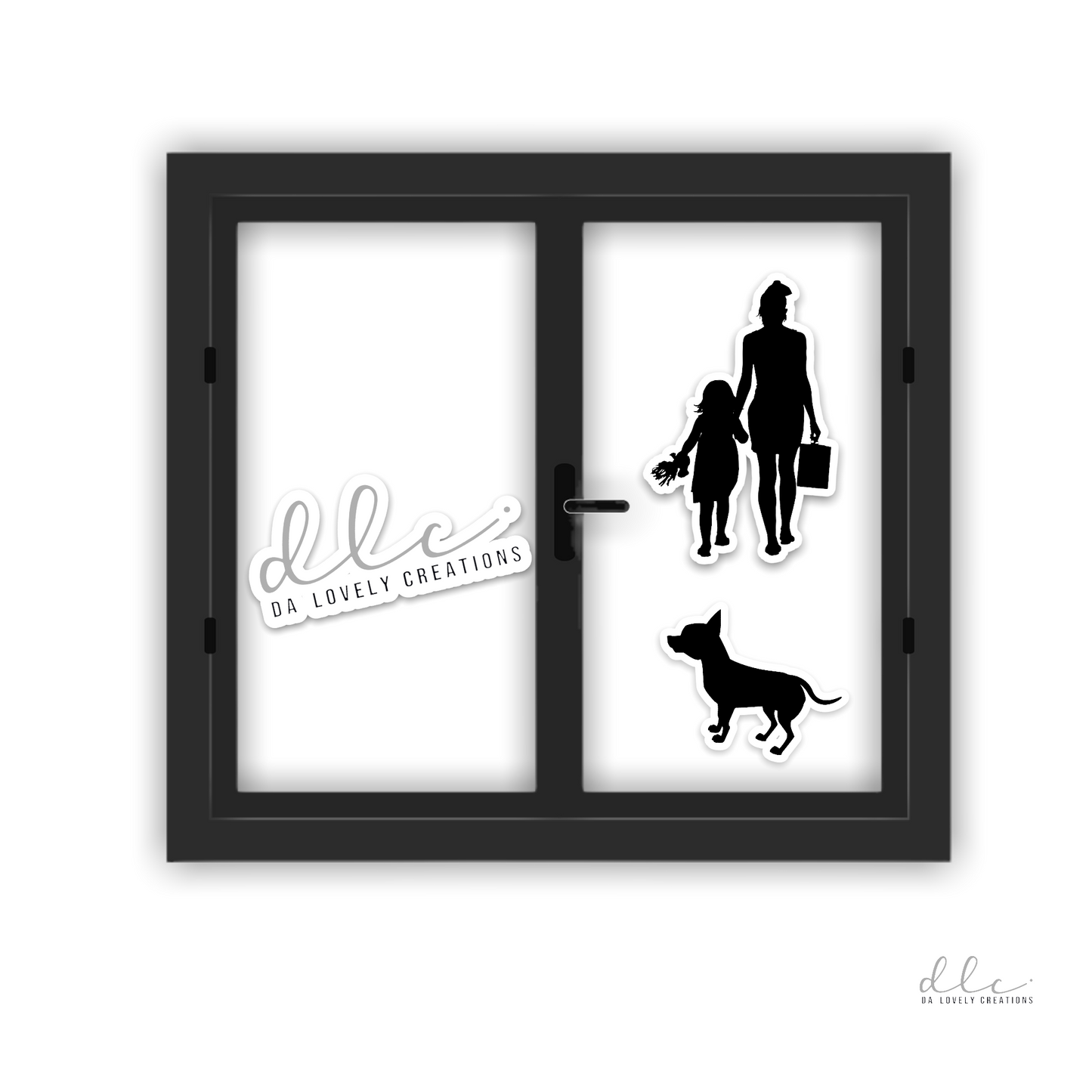 YOUR OWN CUSTOM WHITE STATIC CLING